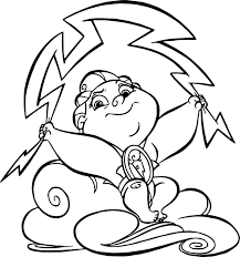 Awesome Thunder Baby Hercules Coloring Pages Disney Coloring Pages Cartoon Coloring Pages Coloring Pages