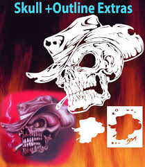 The top countries of supplier is china, from which the percentage of airbrush stencil. Grim Reaper Air Brush Stencil Template 2 Skull Airbrush Stencils Multi Layer For Sale Online Ebay