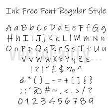 Teach your pupils to dot their i's and cross their t's with our alphabet handwriting worksheets that doubles as a correct letter formation chart. Ink Free Handwriting Font Regular Style Alphabet Letters Etsy India