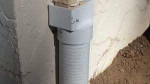 A french drain conveys runoff underground to a suitable outlet. How To Secure Opening To Downspout Attachment To French Drain