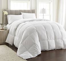 Amazon Com Chezmoi Collection White Goose Down Alternative Comforter Full Queen With Corner Tab Home Kitch Duvet Comforters White Comforter Bed Comforters
