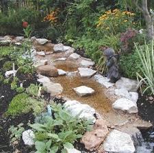 Sie Konnen Ihren Eigenen Diy Bach Mit Etwas Beton Kies Pvc Rohr Und Einer Umwalzpumpe Bauen Wasser Bett Garten Landschaftsbau Wasserspiel Garten Wasserelemente Im Freien