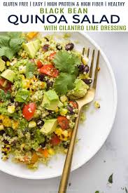 Maybe you would like to learn more about one of these? Mexican Quinoa Salad With Cilantro Lime Dressing Joyful Healthy Eats