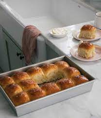 Salted Honey Parker House Rolls Recipe Parker House Rolls Easy Thanksgiving Recipes Food