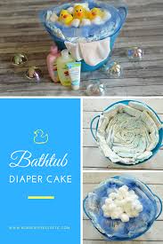 Bathtub Diaper Cake Housewife Eclectic