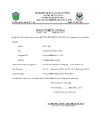 Ibu kepala bagian informasi dari : 16 Contoh Surat Perintah Tugas Dinas Perusahaan Dll Contoh Surat