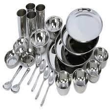Moreover, this set comes with a fish spatula, slotted spoon, spoon, slotted turner, soup ladle, egg turner, and brush. Stainless Steel Kitchen Utensil Set Usage Home Hotel Restaurant Id 18031620648