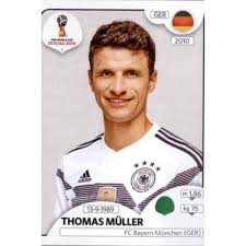 La vida nos hizo amigos,el futbol familia!!! Sticker Thomas Muller From Germany Panini World Cup Russia