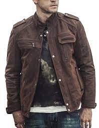 Flavor Men S Fashion Motorcycle Leather Jacket Retro Real Pigskin Jacket Review Leather Jacket Leather Motorcycle Jacket Motorcycle Leather
