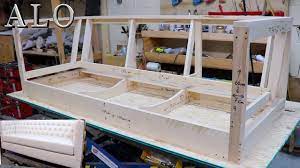 How To Build A Sofa Frame | Diy - Alo Upholstery - Youtube