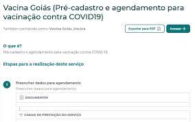 Elas podem entrar no site da prefeitura e incluir os dados pessoais. Covid 19 Em Goias Governo Lanca Sistema De Pre Cadastro Para Vacinacao Goias G1