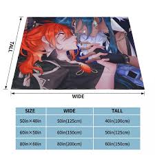 Zhongli And Tartaglia Diluc Genshin Impact Blanket Fleece SpringAutumn  Anime Cute Plaid Manga Soft Throw Blanket Home Travel - AliExpress