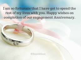 Happy Wishes On Completion Of Our Engagement Anniversary Compressed Engagement Wishes Happy Engagement Engagement Anniversary