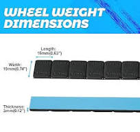 Amazon.com: EASYBERG 1/4 oz Stick on Black Wheel Weights ...