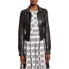 Marc Jacobs Leather Nailhead Biker Jacket Marc Jacobs Leather Studded Leather Jacket Leather Jackets Women