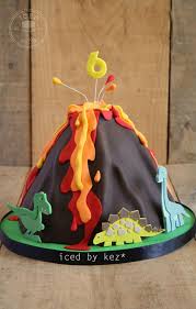 Weshalb soll der käufer dino kuchen vorlage in versandhäusern bestellen? Dinosaurier Kuchen Dinosaur Birthday Cakes Volcano Cake Dino Cake