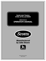 Stop engine, lock park brake, place gear shift lever in neutral (n) position, pull pto drive lever back to disengage. Scotts S1642 Operator S Manual Pdf Download Manualslib
