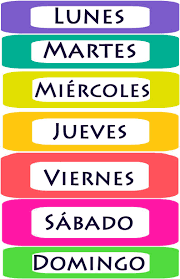 Días De La Semana (Corto) - Lessons - Tes Teach