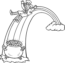 Download and print out this rainbow and a pot of gold coloring page. Leprechaun Coloring Pages Coloring And Malvorlagan