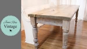 Soft woods were easier to use, but the soft wood dents easily, and the tables showed wear, creating that authentic distressed look. How To Age A Farmhouse Table Hand Scraped Look Youtube