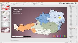 Ideal als geographiequiz und unsere landkarten eigenen sich auch hervorragend für den schulunterricht. Osterreich Austria Powerpoint Karte Bundeslander Bezirke