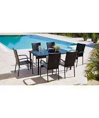 Buy Lima 6 Seater Patio Furniture Dining Set Black At Argos Co Uk Your Online Shop For Gard Patio Furniture Dining Set Garden Table And Chairs Garden Table