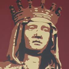 Progress photo of the new painting. #newpainting #originalart #characterart  #retrofuturism #scifiart #acrylicpainting #abstractfigurative  #contemporaryart #astronaut #outerspace