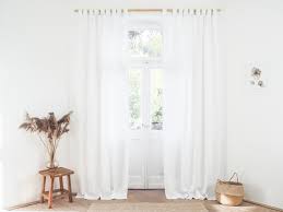 These curtains will brighten up your home and add warmth to it. White Heavy Weight Linen Curtains 100 Stonewashed Linen