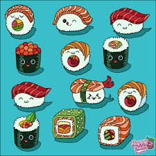 Sweet Sushi Happy Colors Coloring Apps Game Happy