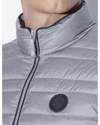 Find more designer clothes & accessories at armaniexchange.com. Armani Exchange Synthetic Packable Puffer Jacket In Grey Grey For Men Lyst