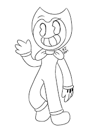 All black and white pictures can be printed online or downloaded to a computer. Coloring Pages Bendy Bendy Machine Sheet Coloring Pages Pages Coloring Home