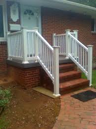 Do not move onto the next if it is still wobbly. Front Porch Brick Stairs Novocom Top