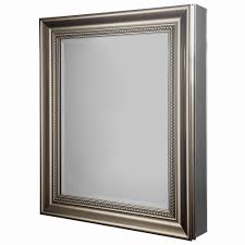 Wiki researchers have been writing reviews of the latest recessed medicine cabinets since 2018. Glacier Bay 24 In W X 30 In H Framed Recessed Or Surface Mount Bathroom Medicine Cabinet In Brushed Nickel Sp4450 The Home Depot