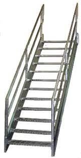 This option is less than the price for poured cement, but not as flexible. Galvanized Stairs Metal Stairs Osha Prefab Stairways