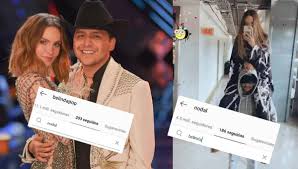 La pareja compartió a través de sus historias de instagram. Terminaron Los Detalles Detras Del Amor De Belinda Y Christian Nodal