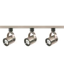 Nuvo Tk354 Brentwood 3 Light Brushed Nickel Track Lighting Ceiling Light