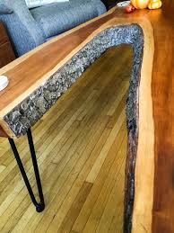 It has managed to put an individual style in each piece it creates. Live Edge Cherry Y Shaped Coffee Table By D D Wood Art Seen At Private Residence Toronto Wescover