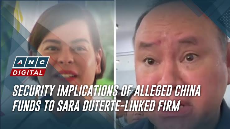 The Philippine government will assess the possible national security  implications of reported Chinese payments to a company linked to Vice  President Duterte. , #ANCAlerts | ANC 24/7 | Facebook
