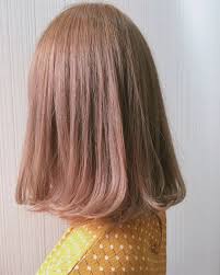 ブリーチカラー コーラルピンクオレンジベージュ ヘアスタイリング オレンジ ヘアカラー 髪 カラー