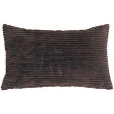 Pillow Decor Wide Wale Corduroy 12x20 Dark Brown Throw Pillow Black Throw Pillows Brown Throw Pillows Black Throws