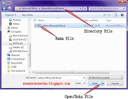 Cara Membuka Dan Menutup Dokumen Pada Microsoft Office Word 2007 Dengan Benar Zona Internetku