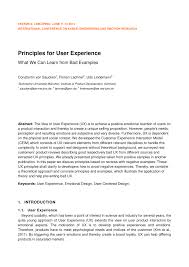 Rangka baja lapisan cat bubuk Pdf Principles For User Experience What We Can Learn From Bad Examples