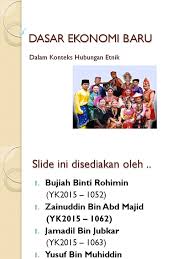 Read reviews from world's largest community for readers. Dasar Ekonomi Baru Dalam Konteks Hubungan Etnik