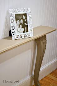 Diy Narrow Wall Or Sofa Table Wall Table Wall Table Decor Bookcase Diy