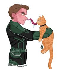 Back Home And I M Not Sure Why This One Happened All I Know Is I M Really Into Drawing Goose I Also Wanted To Draw Yon Captain Marvel Marvel Funny Avengers