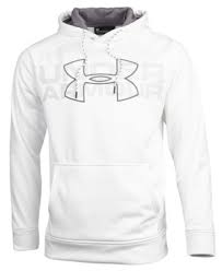 Black And White Sweatshirt Mens Under Armour Men S Armour Fleece Big Logo Hoodie In White Modesens Under Armour Hoodie White Hoodie Men Mens Sweatshirts