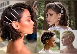 Coiffure mariée afro coiffure de mariée avec couronne de fleurs. Coiffures De Mariage Pour Cheveux Courts 35 Idees Pour Etre La Plus Jolie Des Mariees