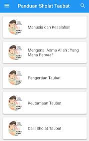 Nah bagi kamu yang belum paham tata caranya, yuk langsung simak ulasan di bawah ini. Tata Cara Solat Taubat Lengkap Dengan Doa Fur Android Apk Herunterladen