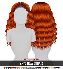 Children can take care of toddlers. Anto Heaven Hair Kids And Toddler Version Redheadsims Cc