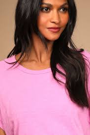 You Rock Heather Lavender Oversized Tee